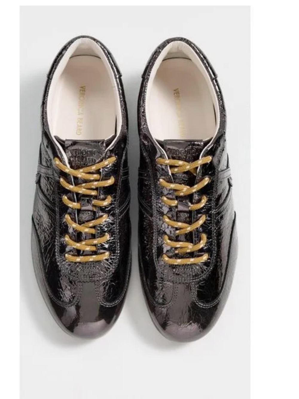 Veronica Beard Metallic Silver sneakers